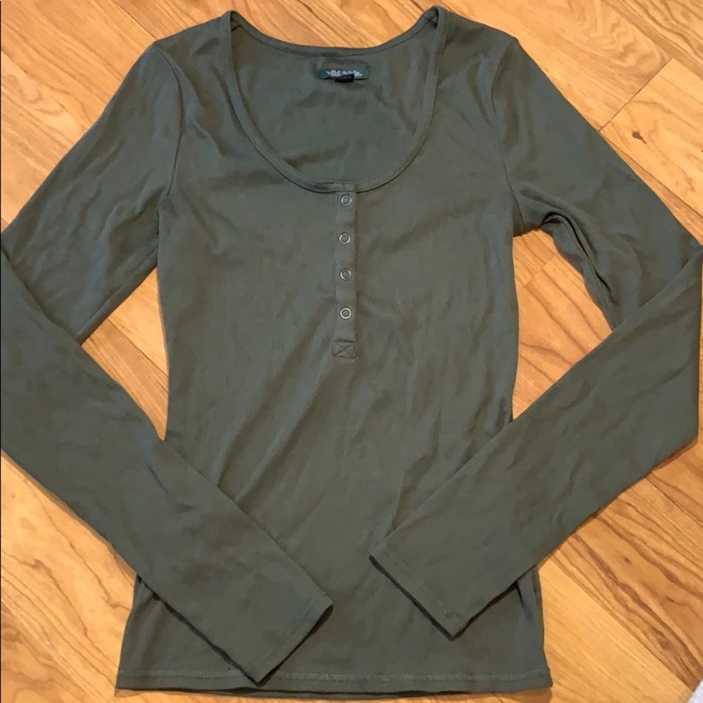 NWOT Ribbed Long Sleeve Tee